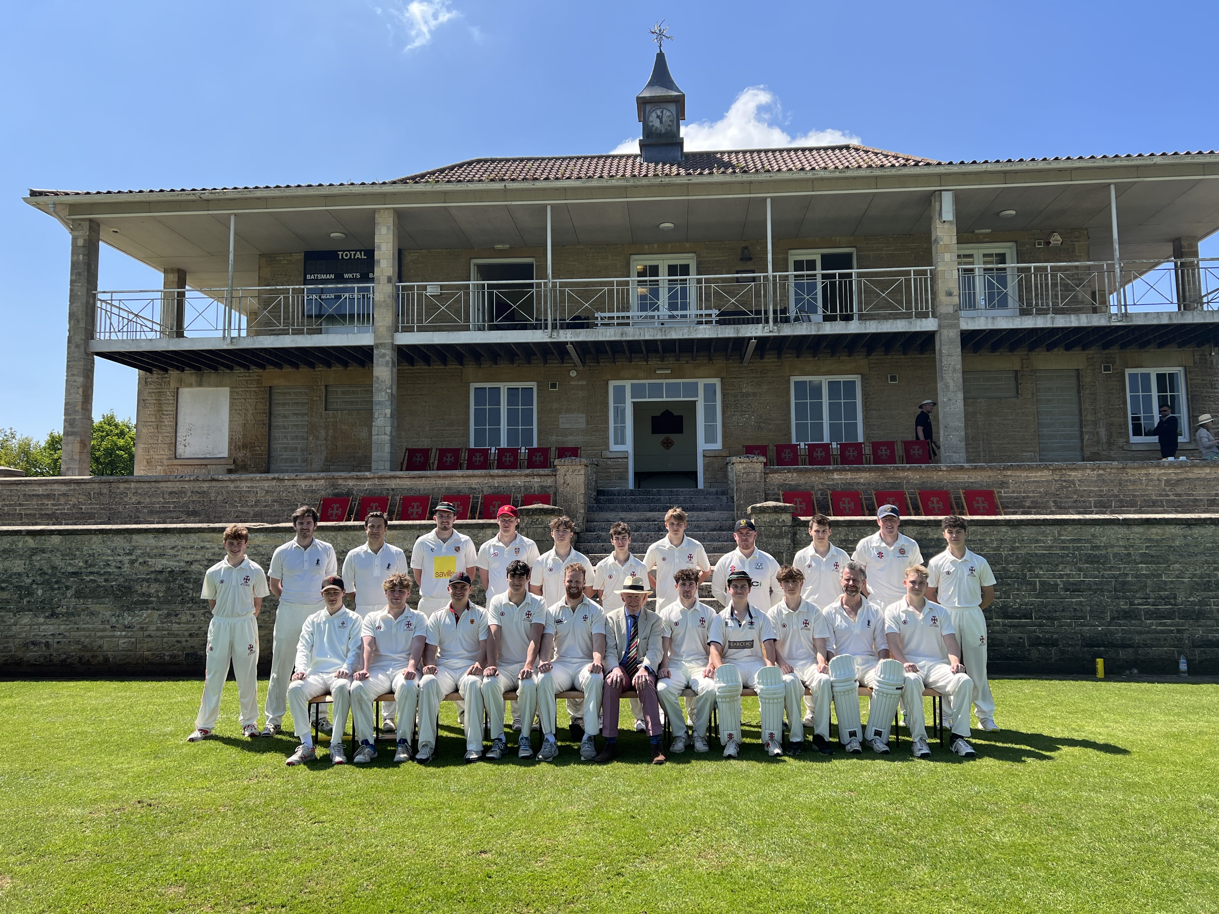 The Annual Downside Wanderers Cricket Club v the School Downside School